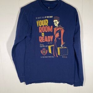 Disneyland Tower of Terror Long Sleeve size small Halloween